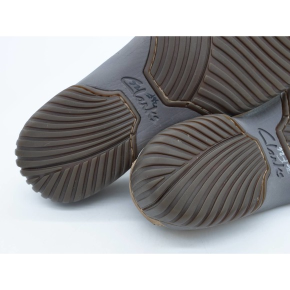 Clarks Mary Jane Womens 7 Brown Leather Slip On Mule Closed Toe Comfort Shoes - Picture 11 of 12